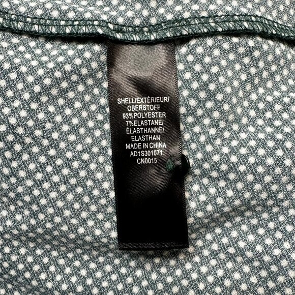 NWOT Adrianna Papell Three Quarter Sleeve Teal Polka Dot Blouse Size S - Picture 5 of 6